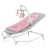 Kinderkraft Felio 2 3-az-1-ben rezgő pihenőszék - pink