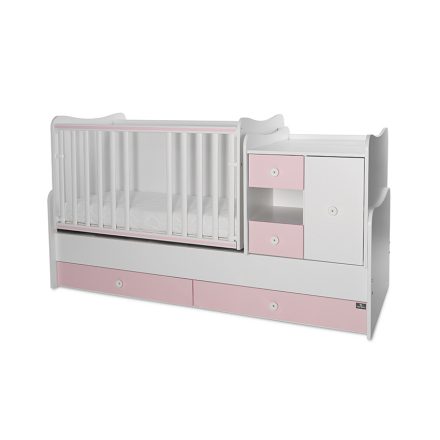 LORELLI Minimax New átalakítható kiságy 190*72 cm - Pink